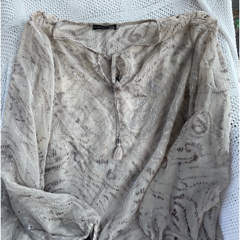 Sheer top, Black Tape brand